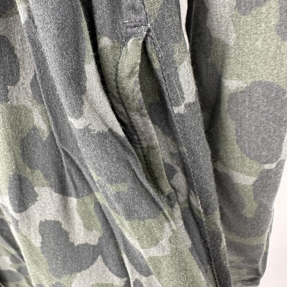 Cloth & Stone Dress Womens Medium Camouflage Long Sleeve Shirt Button Up Pockets - Picture 7 of 12